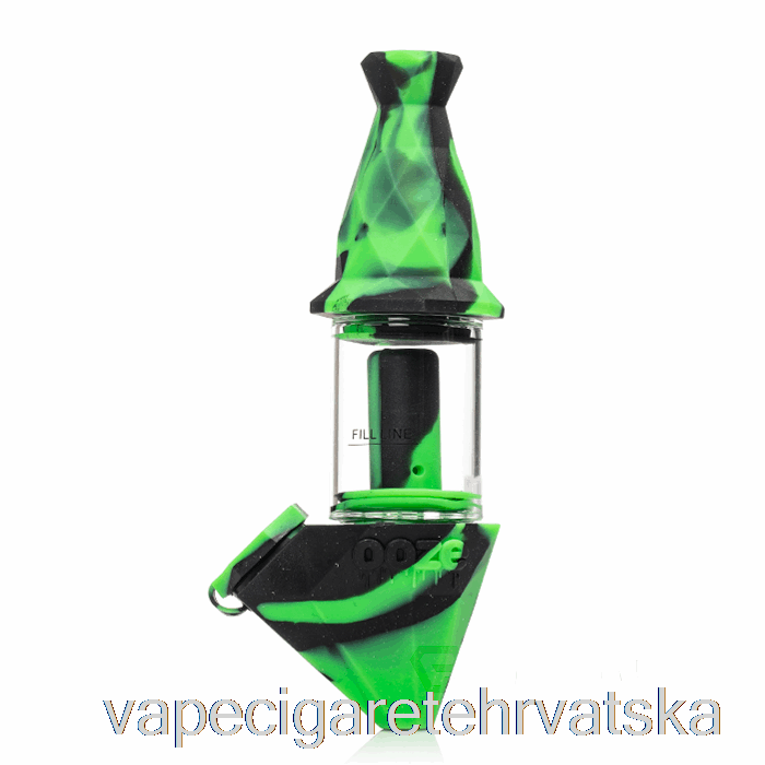 Vape Hrvatska Ooze Bectar Silikonski Bubbler Chameleon (crno/zeleni)